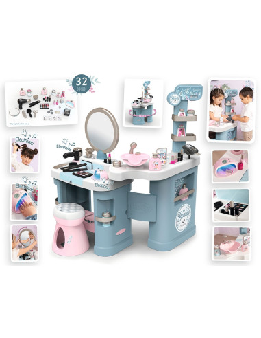 S7600320240,Salon de infrumusetare Smoby My Beauty Center cu accesorii