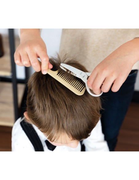S7600320243,Salon coafura pentru copii Smoby Barber Shop, Barber and Cut negru
