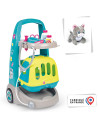 S7600340402,Jucarie Smoby Set veterinar cu carucior si pisica