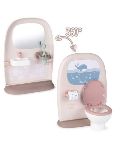 S7600220380,Jucarie Smoby Baby Nurse toaleta crem cu accesorii