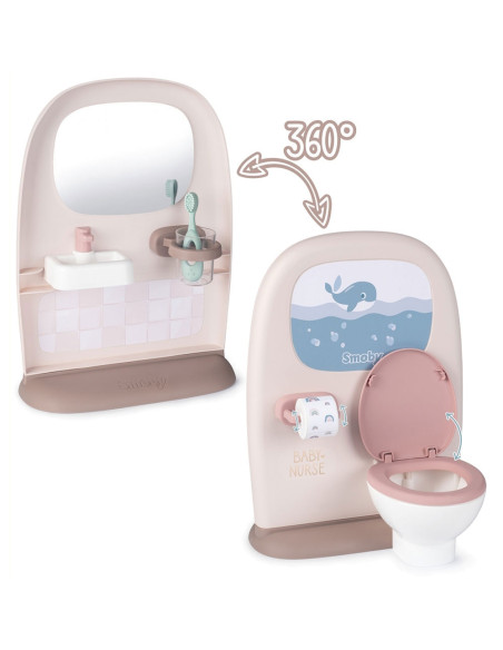 S7600220380,Jucarie Smoby Baby Nurse toaleta crem cu accesorii