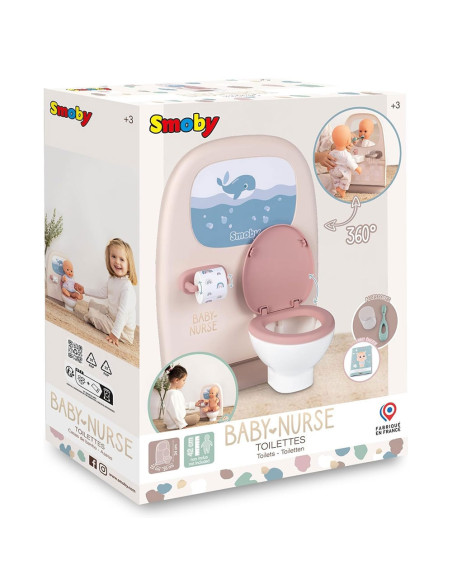 S7600220380,Jucarie Smoby Baby Nurse toaleta crem cu accesorii