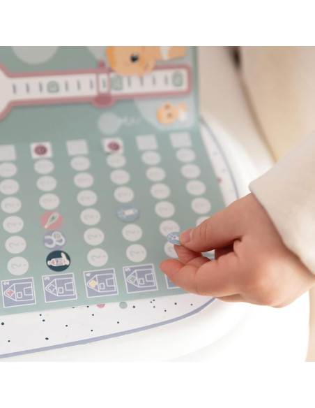 S7600240305,Centru de ingrijire pentru papusi Smoby Baby Care Center albastru cu accesorii