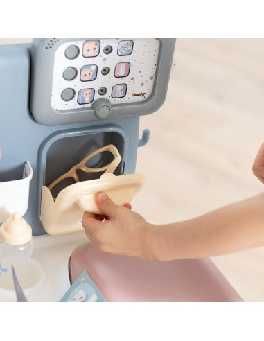 S7600240305,Centru de ingrijire pentru papusi Smoby Baby Care Center albastru cu accesorii