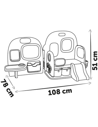 S7600240307,Centru de ingrijire pentru papusi Smoby Baby Care Childcare Center albastru roz cu accesorii