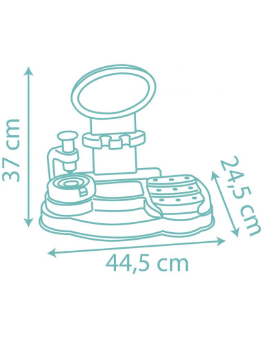 S7600350407,Florarie pentru copii Smoby Flower Market cu accesorii