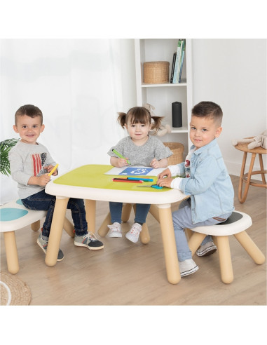 S7600880111,Scaunel cu spatar pentru copii Smoby verde