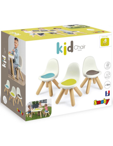 S7600880111,Scaunel cu spatar pentru copii Smoby verde