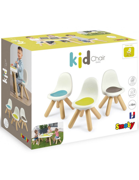 S7600880111,Scaunel cu spatar pentru copii Smoby verde
