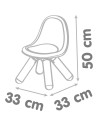 S7600880112,Scaunel cu spatar pentru copii Smoby albastru