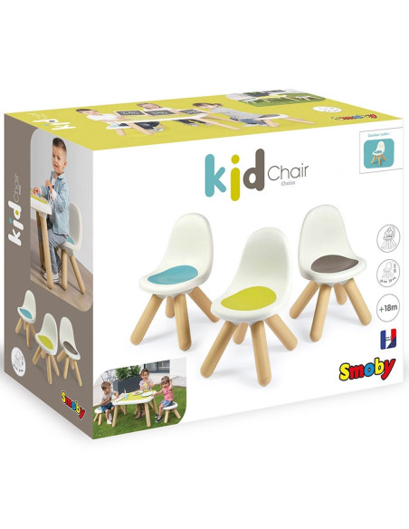 S7600880112,Scaunel cu spatar pentru copii Smoby albastru