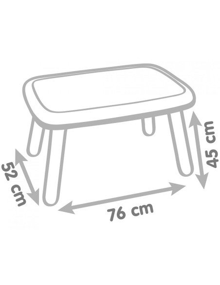 S7600880406,Masuta pentru copii Smoby verde