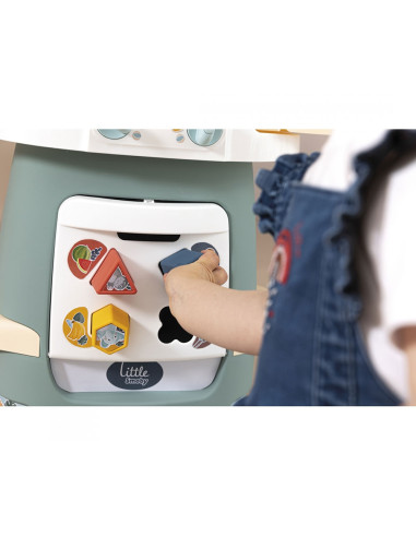 S7600140305,Bucatarie Smoby Cooky Kitchen albastru cu accesorii