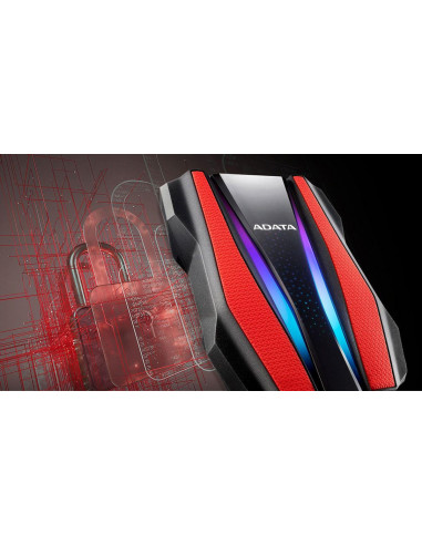 AHD770G-2TU32G1CRD,HDD Extern ADATA HD770G, 2TB, Rosu, USB 3.2