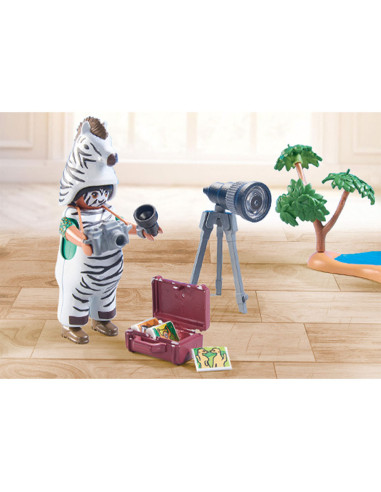 PM71295,PLAYMOBIL - FOTOGRAF SI ZEBRE PM71295,PLAYMOBIL - FOTOGRAF SI ZEBRE
