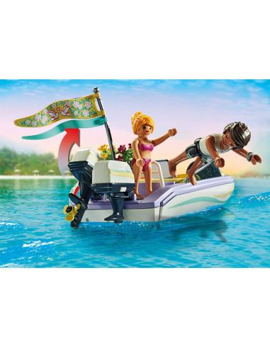 PM71366,Playmobil - Luna De Miere Cu Barca De Viteza PM71366,Playmobil - Luna De Miere Cu Barca De Viteza