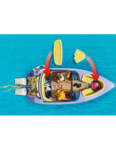 PM71366,Playmobil - Luna De Miere Cu Barca De Viteza PM71366,Playmobil - Luna De Miere Cu Barca De Viteza