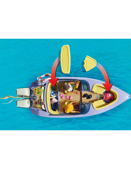 PM71366,Playmobil - Luna De Miere Cu Barca De Viteza PM71366,Playmobil - Luna De Miere Cu Barca De Viteza