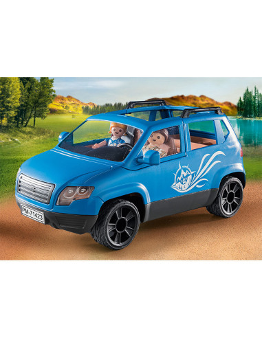 PM71423,Playmobil - Rulota Cu Masinuta