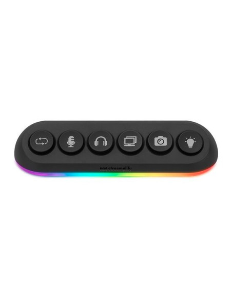 HUB-DECK-5-RGB-US-F-BK,HUB USB Streamplify Desck 5 iluminare RGB 5 port-uri