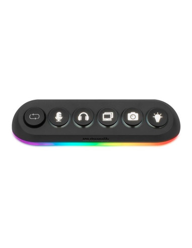 HUB-DECK-5-RGB-US-F-BK,HUB USB Streamplify Desck 5 iluminare RGB 5 port-uri