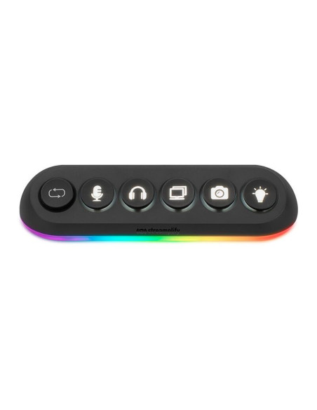 HUB-DECK-5-RGB-US-F-BK,HUB USB Streamplify Desck 5 iluminare RGB 5 port-uri
