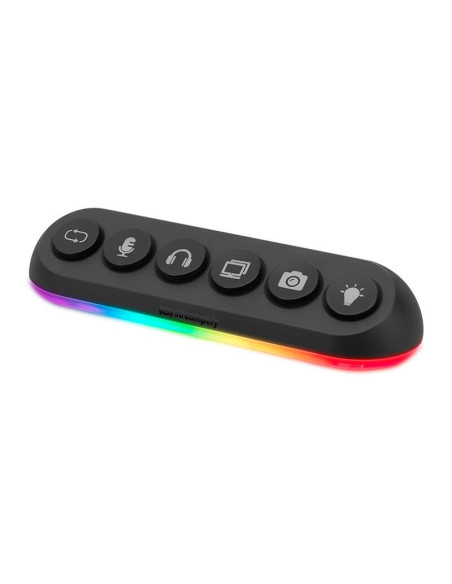 HUB-DECK-5-RGB-US-F-BK,HUB USB Streamplify Desck 5 iluminare RGB 5 port-uri