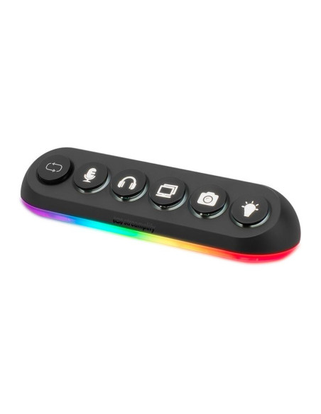HUB-DECK-5-RGB-US-F-BK,HUB USB Streamplify Desck 5 iluminare RGB 5 port-uri