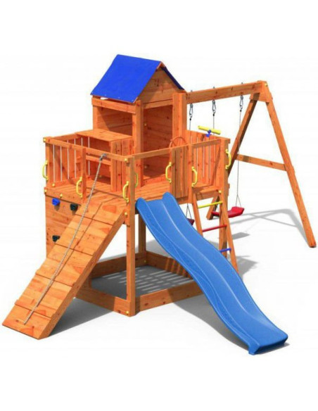 FU05130PT,Complex joaca din lemn 7in1 Fungoo Treehouse