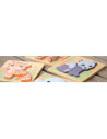 BN-80097_elephant,Joueco - Puzzle din lemn certificat FSC, Familia Wildies, Elefant, 15x18.5 cm, 12 luni+,4 piese, Multicolor