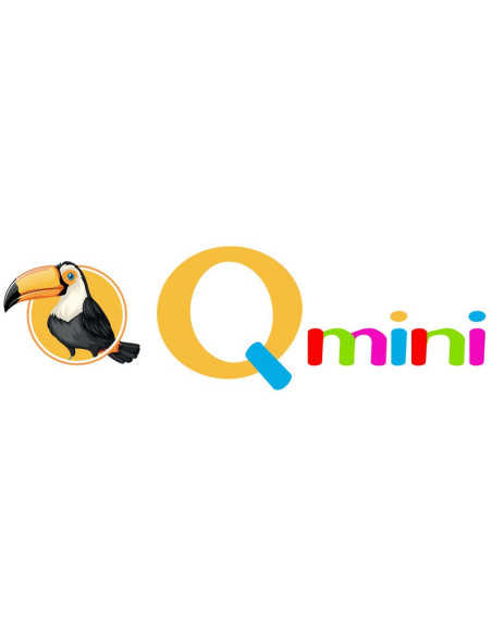 BN-6426972023429,Qmini - Prosop mare cu gluga, Dimensiune 100x100 cm, Din bumbac si thermo fleece, Materiale certificate Oeko Te