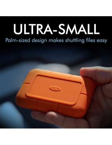 SSD extern Lacie Rugged, 2TB, Orange, USB 3.2,STHR2000800