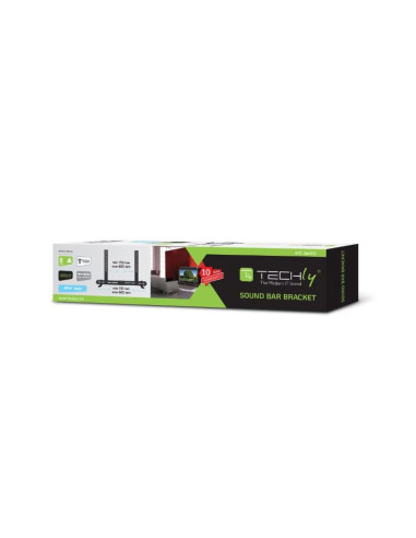 ICA-SP-SB06,Suport universal pentru soundbar, reglabil, 3 variante instalare, Negru
