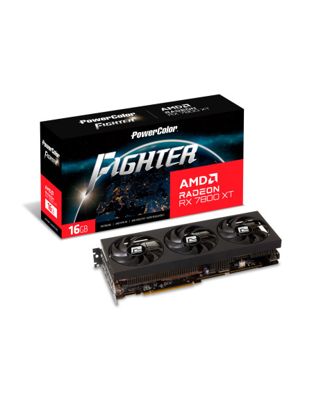 RX7800XT 16G-F/OC,Placa video Power Color PW Fighter AMD Radeon RX 7800 XT 16GB "RX7800XT 16G-F/OC"