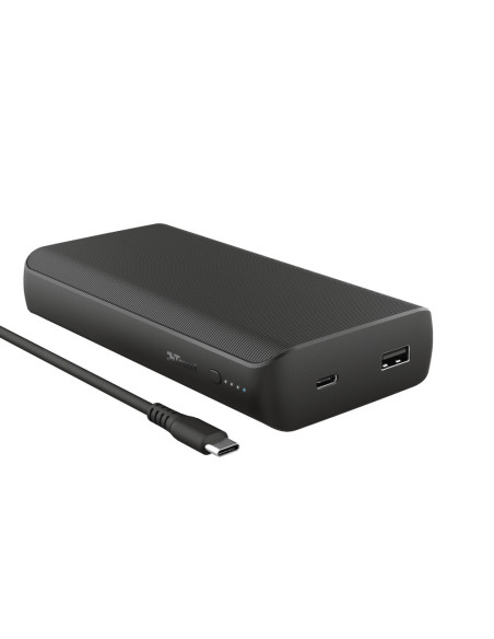 TR-23892,Trust Laro, 20000 mAh, Litiu-Ion (Li-Ion), Quick Charge 3.0, 3,7 V, 65 W, Negru