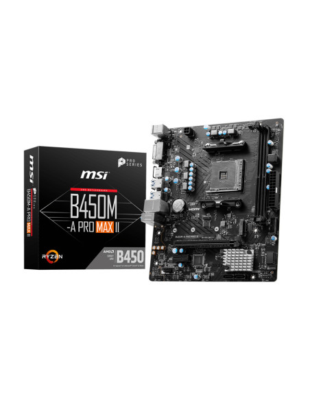 B450M-A PRO MAX II,P,laca de baza MSI AMD B450M-A PRO MAX II "B450M-A PRO MAX II"
