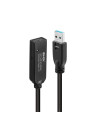 LY-43376,Lindy 43376, 10 m, USB A, USB C, USB 3.2 Gen 1 (3.1 Gen 1), 5000 Mbit/s, Negru