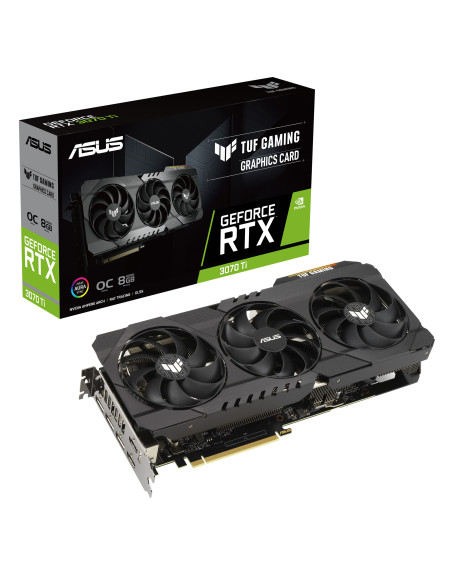 90YV0IS1-M0NA00,Placa video Asus VGA PCIE16 RTX3070TI 8GB GDDR6/TUF-RTX3070TI-O8G-V2-GAM ASUS "90YV0IS1-M0NA00"