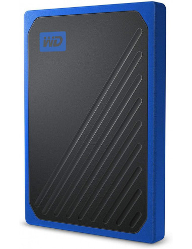 SSD Extern WD My Passport Go, 500GB, negru si albastru, USB