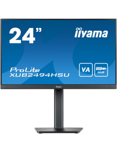 XUB2494HSU-B2,Monitor iiyama ProLite XUB2494HSU-B2, 60,5 cm (23.8"), 1920 x 1080 Pixel, Full HD, LED, 4 ms, Negru