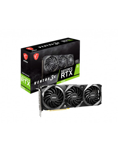 GEFORCE RTX 3060 VENTUS 3X 12G OC,MSI GeForce RTX 3060 VENTUS 3X 12G OC 12GB GDDR6 PCIe 4.0 2xHDMI 2.1 3xDP 1.4 "GEFORCE RTX 306