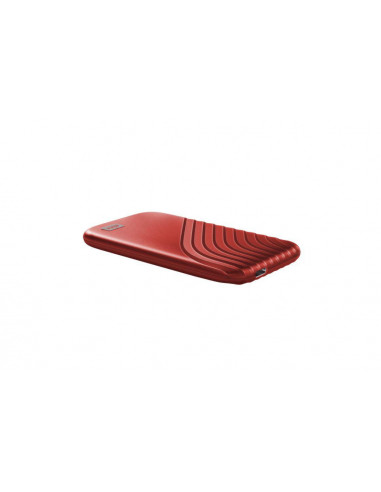 HDD WD Extern My Passport, 500GB, Rosu, USB