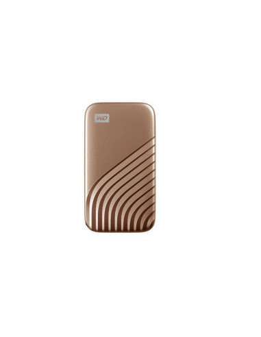 SSD extern WD My Passport, 1TB, Gold, USB 3.2,WDBAGF0010BGD-WESN