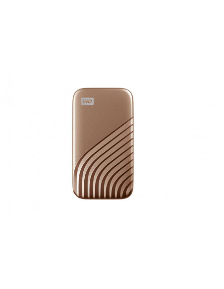 SSD extern WD My Passport, 1TB, Gold, USB 3.2,WDBAGF0010BGD-WESN