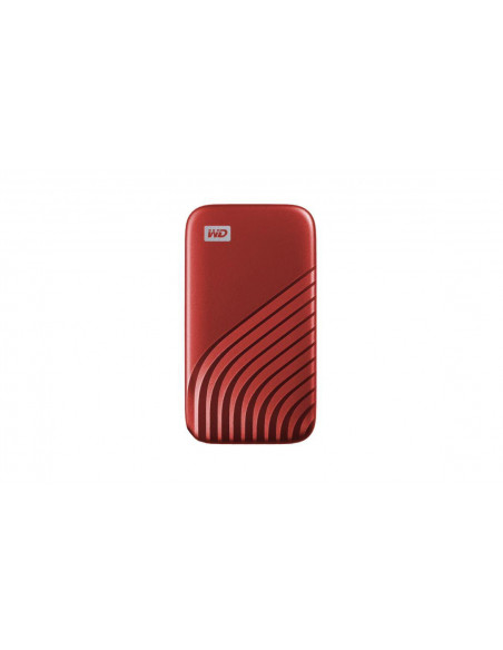 SSD extern WD My Passport, 1TB, Rosu, USB 3.2,WDBAGF0010BRD-WESN