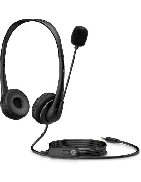 428H6AA#ABB,Casti cu microfon HP G2, 3.5mm jack, Negru