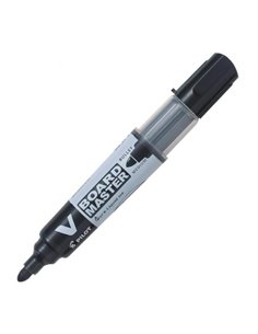 Marker whiteboard Pilot Vboard Master, varf rotund 6 mm, Negru 2