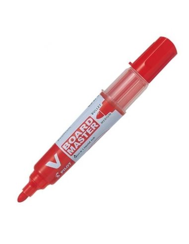 Marker Whiteboard Pilot Vboard Master, 6 mm Varf Rotund - Rosu