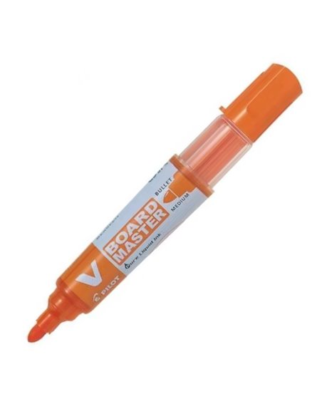 Marker pentru tabla Pilot Vboard Master, varf rotund, 2.3 mm, portocaliu