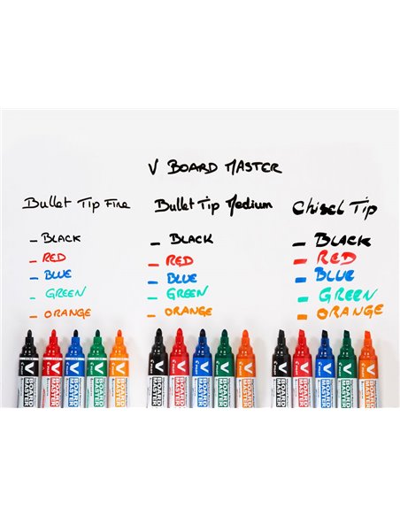 Marker Whiteboard Pilot Vboard Master, 6 mm Varf Rotund - Negru